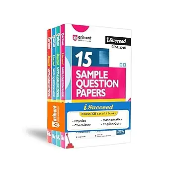 Arihant i-Succeed CBSE Sample Question Papers 2026 – Physics, Chemistry, Maths & English Core (Class 12)