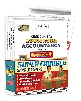 Educart CBSE Sample Paper Class 12 2025-26 - Accountancy, Business Studies, Economics & English (Based on latest CBSE Sample Papers Released on 30-07-25) Set for 4 books For 2026 Board Exam