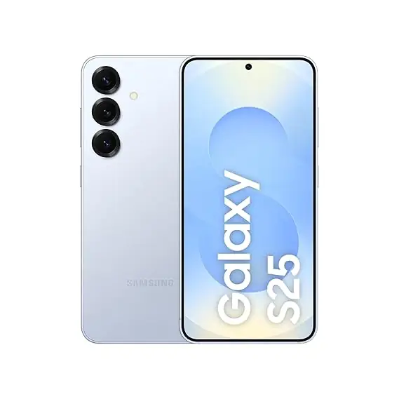 Samsung Galaxy S25 5G Smartphone with Galaxy AI (Icyblue, 12GB RAM, 256GB Storage), Snapdragon 8 Elite, 50 MP Camera with ProVisual Engine and 4000mAh Battery
