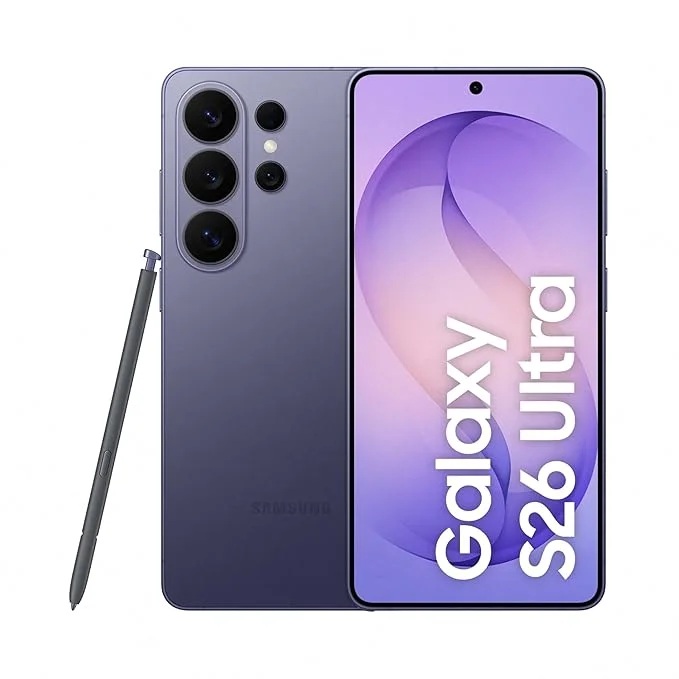 Samsung Galaxy S26 Ultra 5G (Cobalt Violet, 12GB RAM, 512GB Storage)